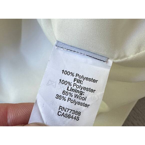 Madewell Ivory Cream Modern Line Corridor Skirt Tulip Pleated Textured 2 XS - Picture 8 of 10